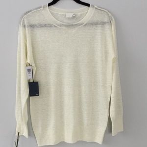Aritzia Wilfred Free Cream Sweater